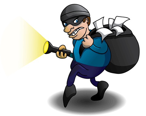 اثرات سرقت روی معادله حسابداری