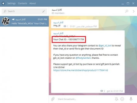 نحوه یافتن شناسه(Chat ID) کانال یا گروه در تلگرام